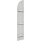 Ekena Millwork Rustic 3 Board Joined Board-n-Batten Faux Wood Shutters w/Quarter Round Arch Top, 16 1/8W x 68H, PR FBJ06Q16X068RUF - alternate 8