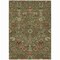 Homeroots 9' X 12' Fern Green Brown And Red Floral Washable Indoor Outdoor Area Rug 603417 - alternate 6