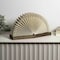 Jonathan Y Darla 9.6" Modern Art Deco Paper Full Pleated Fan LED Table Lamp, Natural JYL9109B - alternate 6