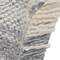 Homeroots Set of Two 20" Off White And Gray Plaid Cotton Throw Pillows with Fringe, 2PK 588377 - alternate 3