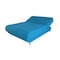 Homeroots Turquoise Full Adjustable Upholstered Polyester No Bed Frame with Mattress 483977 - alternate 7