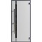 Vdomdoors Front Exterior Prehung Steel Door Ronex1011 Grey Stainless Inserts Entry Metal Modern Painted RONEX1011EXD-GRE-W36 x H80-LH-I - alternate 1