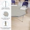 Flash Furniture Wren 60 in Flower Adjustable Height Activity Table, Thermal Laminate Top, Standard Legs, Light Gray XU-A60-FLR-LTGRY-T-A-GG - alternate 6