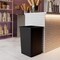 Regal Altair 35 Gallon Square Black Plastic Trash Can, Heavy Duty Resin Construction ZR-TC-100-SQ35BK - alternate 6