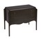 Homeroots 34" Dark Brown Solid Wood Three Drawer Dresser 389802 - alternate 1