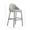 Manhattan Comfort Gracie Barstool in Stone and Black BS022-BST - alternate 8