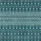 Homeroots 9' X 12' Teal Blue Aqua And Ivory Tribal Washable Indoor Outdoor Area Rug 582594 - alternate 5