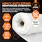 Xpose Safety 20x100 String Reinforced Poly, 6 Mil, Fire Retardant, Clear/White SRP-6FR-20100-X - alternate 4