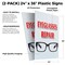 Signmission Eyeglass Repair, Plastic Signs Only 24 Inch x 36 Inch, Corrugated Plastic, 2PK CSB-2436-2PACK-Eyeglass Repair - alternate 2