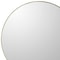 Homeroots 30" Gold Round Wood Framed Accent Mirror 485031 - alternate 4