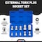 Neiko External Torx Plus Socket Set, 1/4'' EP6 - EP8, 3/8'' EP10 - EP16, 1/2'' EP18 and EP24 02473A - alternate 4