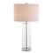Jonathan Y Collins 29" Glass LED Table Lamp, Clear/Chrome JYL2004A - alternate 1