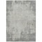 Homeroots 3' X 5' Gray And Ivory Abstract Washable Indoor Outdoor Area Rug 612328 - alternate 8