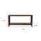 Homeroots 41in Brown Solid Wood Storage Bench With Cabinet 718249 - alternate 6