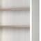 Homeroots 91" Brown And White Wood Three Tier Bookcase 380593 - alternate 6
