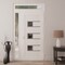 Vdomdoors Front Exterior Prehung Metal-Plastic Door, Manux 8933 White Silk, Side and Top Sidelite Transom, Of MANUX8933EXD-WS-W32+14xH80+14-LH - alternate 4