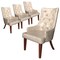 Leisuremod Spruce Collection Modern Wooden Dining Chair in Taupe, 4PK SC24TP4 - alternate 1