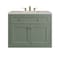 James Martin Vanities Chicago 36" Single Vanity, Smokey Celadon, w/ 3 CM Siberian Silestone Top 503-V36-SC-3SFR - alternate 4
