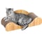 Simple Deluxe FluffyDream Cat Scratcher Cardboard, Scratching Pad House Bed Furniture Protector, Infinity Shape,  GLOWPTSCRABONEWOOD01 - alternate 1