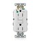 Leviton SmartlockPro GFCI 15A WR/TR/HG/PI White GFWT1-HGW - alternate 3