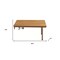 Homeroots 1" X 27" Brown Teak Rectangular Shower Bench 549330 - alternate 5