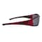 Crossfire Safety Glasses, Silver Mirror Lens, Shiny Black/Pearl Red Frame, Full-Frame, 1 PR 23233 - alternate 7