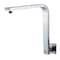 Alfi Brand Polished Chrome 12" Square Raised Wall Mount Shower Arm AB12GSW-PC - alternate 7