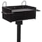 Jamestown Advanced Products Fully Adjustable Charcoal Grill, Pad Mount GFULL-SM-STPD - alternate 2