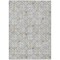 Homeroots 8' X 10' Gray Ivory And Brown Floral Washable Indoor Outdoor Area Rug 595958 - alternate 6