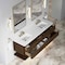 James Martin Vanities Allamari 72" Double Vanity, Sable w/ 3 CM White Zeus Silestone Top D640-V72-SBL-WWZ - alternate 9