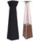 Edendirect 48000 BTU Wood Grain Outdoor Tower Propane Radiant Patio Heater with Tip-Over & Anoxia Protection ZRW3802P366686 - alternate 1