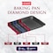 Bakken- Swiss BAKKEN Kitchen Nonstick Cookie Pans, Set of 3, S/M/L, PFOA-Free, Oven Safe, 450 DegF, Gray Marble BKDD3P44 - alternate 6