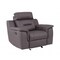 Homeroots 41" Brown Fascinating Leather Reclining Chair 329543 - alternate 8