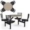 Palmer Hamilton Picnic Table PH-4S36RD-CAPBOSB - alternate 6