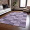 Homeroots 3' X 5' Purple And Lavender Geometric Washable Indoor Outdoor Area Rug 604887 - alternate 8