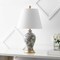 Jonathan Y Grace 24" French Country Cottage Ceramic/Iron Floral Urn LED Table Lamp, Multi/Gold JYL3009A - alternate 13