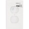 Amerelle PRO 1-Gang Stamped Steel Outlet Wall Plate Smooth White C981DW - alternate 2