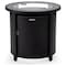 Leisuremod Walbrooke Black Patio Round Tank Holder, Black WH24BL - alternate 7