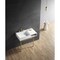 Kingston Brass 36" Solid Surface Console Sink with Stainless Steel Legs, 8-Inch, 3-Hole, Matte White/Brushed Brass KVPB3368SQA87 - alternate 5