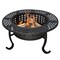 Pure Garden Fire Pit w/ Grill 37 in Round Outdoor Fire Table w/ 2 Grills, Lid, Poker & Cover Fire Pits 50-LG1478 - alternate 9