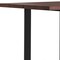 Homeroots 72" Walnut and Black Wood and Iron Frame Base Dining Table 640725 - alternate 4