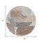 Homeroots 8' Brown And Gray Round Abstract Washable Indoor Outdoor Area Rug 632169 - alternate 5