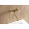 Kingston Brass Double-Handle Wall Mount Bathroom Faucet, Brushed Brass KS1217PX - alternate 6