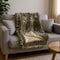 Homeroots 60" X 86" Brown And Dark Brown Leopard Faux Fur Throw Blanket 576541 - alternate 4