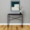 Homeroots 39" Brown and Black Wood and Metal H-Shape Computer Desk 568040 - alternate 9