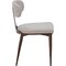 Leisuremod Dilenny Faux Leather Dining Chair - Modern Padded Side Chair with Steel Legs DC49LGR - alternate 9