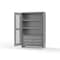 Strong Hold 14 GA Extra Heavy Duty Ventilated (Hex) Cabinet with Half-Width Drawers 46-H-243-6/5DB-L - alternate 3