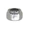 Auveco 1/4in-28 Nylon Insert Hex Stop Nut Zinc, 100PK 9540 - alternate 1