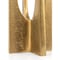 Homeroots 16" Gold Distressed Aluminum Geometric Tabletop Pillar Candle Holder 576821 - alternate 4