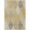 Homeroots 3' X 5' Wheat Taupe And Ivory Argyle Washable Indoor Outdoor Area Rug 613741 - alternate 7